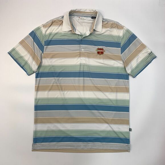Southern Dunes Golf Club Polo Shirt Mens L Large Striped Saguaro Amateur Tourney - Picture 2 of 13